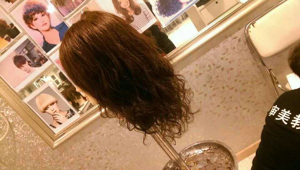 100%real hair head mold Full real hair dummy head hair practice Model head doll head plate hair blow pull hot bleaching and dyeing