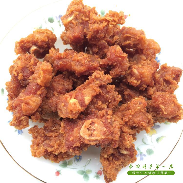 Fried pork ribs 250g Taishun specialty first shop own crispy fried pork ribs small ribs Wenzhou snacks fried on the day