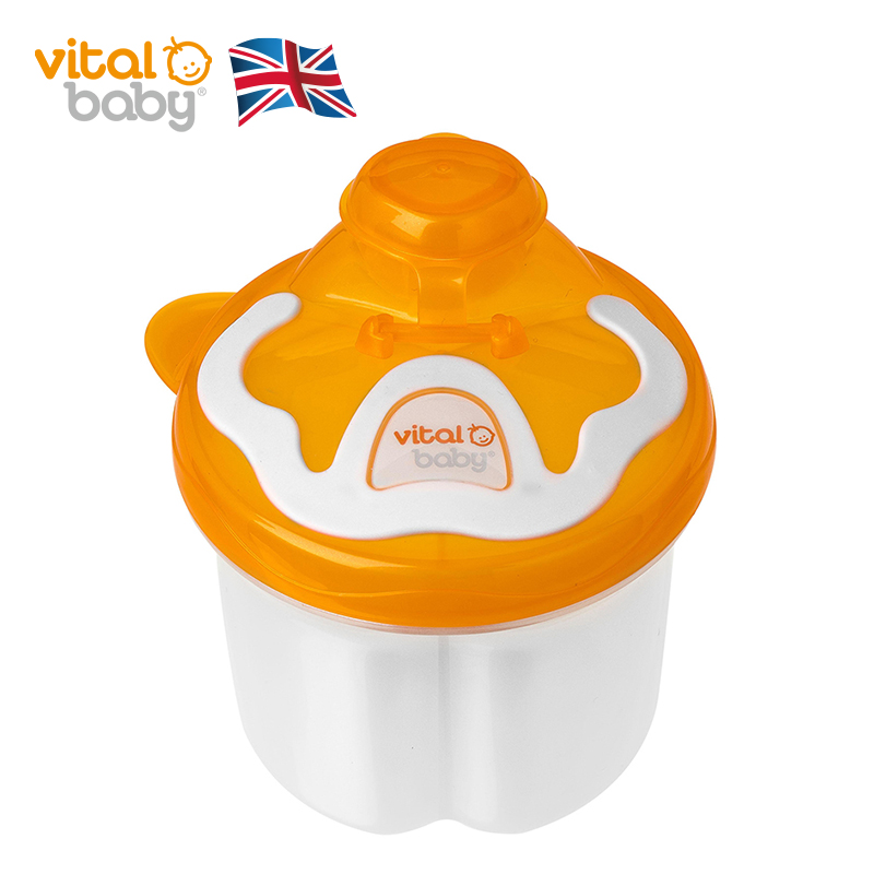 乐友孕婴童英国韦特儿vital baby奶粉盒三格婴儿奶粉分装盒便携罐