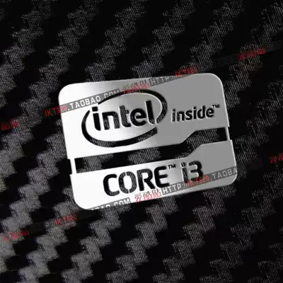 intel sticker Core i3 cool Rui 2 LOGO mobile phone metal sticker notebook sticker computer LOGO