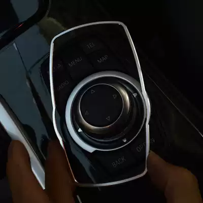 Suitable for BMW1 3 5 7 series E90 X1X3X5X6 interior modification Multimedia button knob decoration stickers