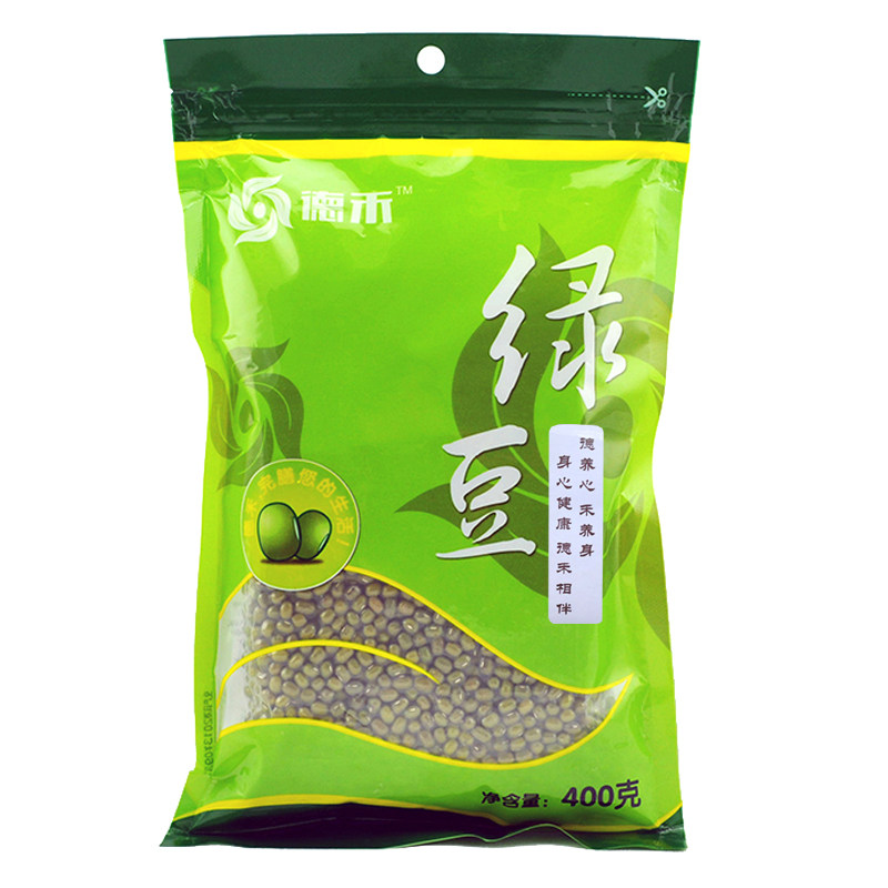 【天猫超市】德禾绿豆400g/袋 颗粒饱满清暑开胃老少皆宜居家必备