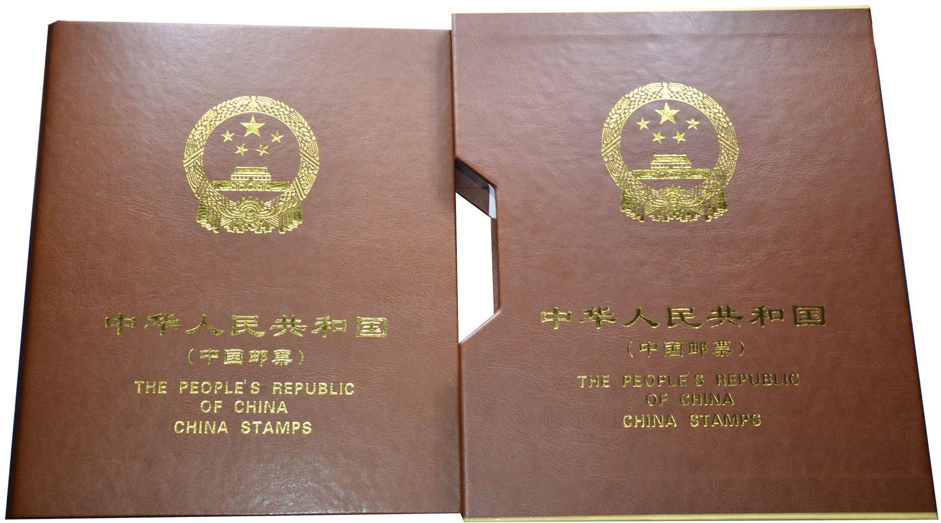 Spot Stamps Loose-leaf 2004-2009-year PostBook Leather Noodle Bookbinder Positioning Album of the Stamps Album Empty Booklet