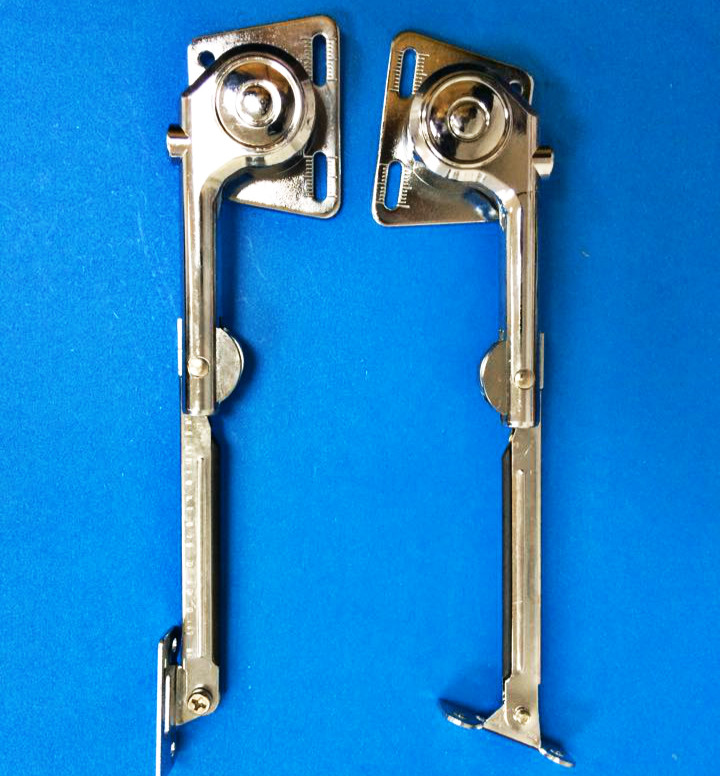 Cabinet door plate support alloy arm mechanical support upturned down flap door support hinge hardware JNS301 pair of use