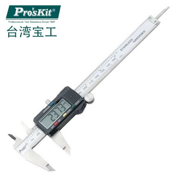 Taiwan Baogong Proskit PD-151 Digital Vernier Caliper (Metric) Stainless Steel Caliper