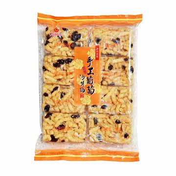 巧益 手工葡萄沙琪玛 320g台湾官网直邮进口