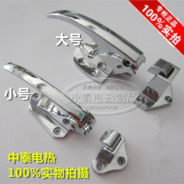 Adjustable oven door lock freezer lock buckle buckle handle cold storage garage door lock oven lock oven accessories drying box lock