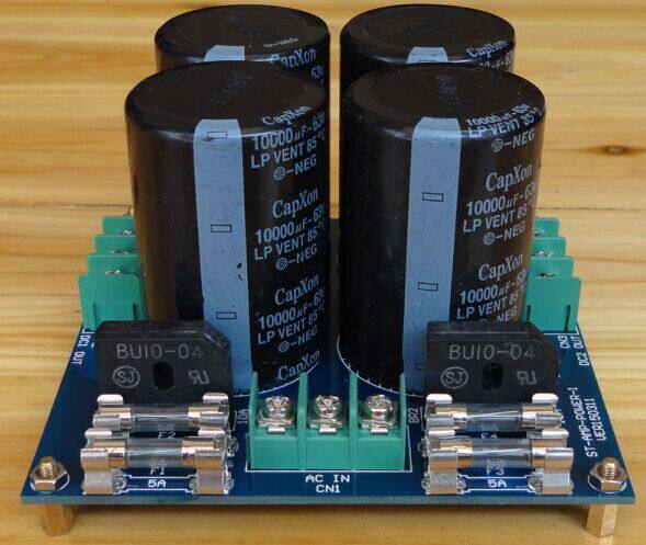 Taiwan Fengbin (Capxon) power amplifier positive and negative dual power supply rectifier filter board 4*10000uF