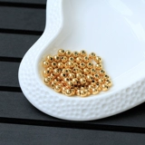 Золотое украшение-шарик, аксессуары, желтые глянцевые бусины