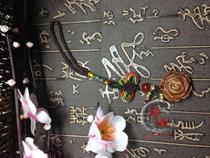 Factory direct sales Indian Laoshan sandalwood rose car hanger bag hanger key hanger