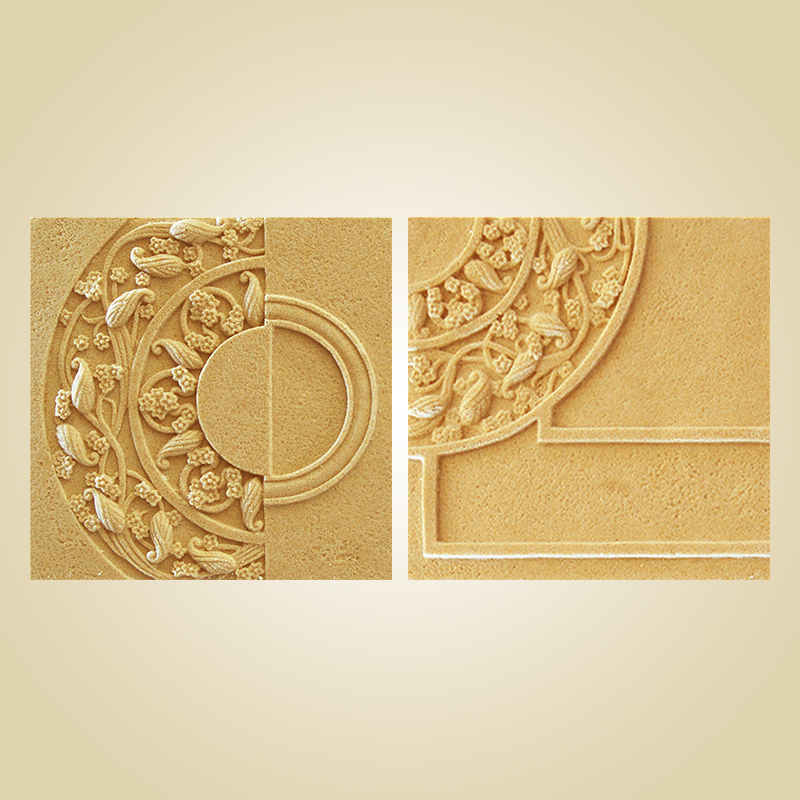 Artificial sandstone wall hanging combination decorative cultural stone three-dimensional custom sandstone background wall puzzle copper coin board