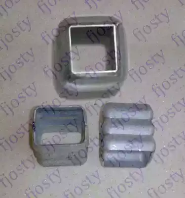 Wrought iron hollow fastener Wrought iron bag buckle Wrought iron accessories Ladder flower bag buckle buckle Wrought iron accessories Stamping fastener Iron flower