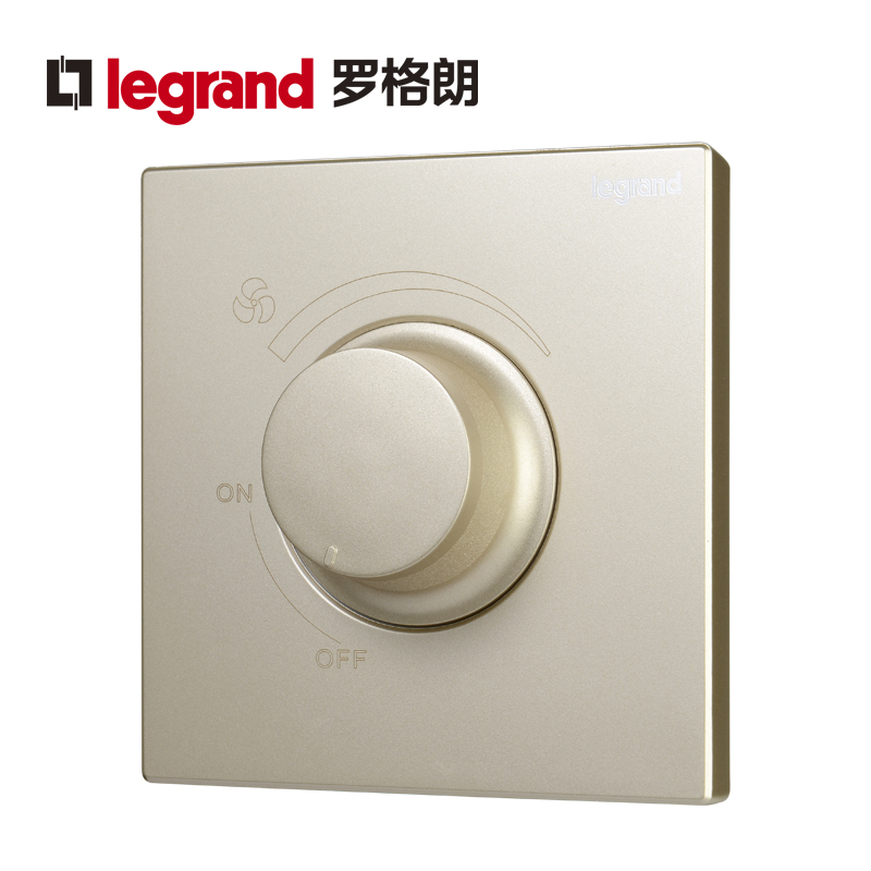 TCL Rogge switch socket Classic Golden Throttle Infinitely Variable Speed Ceiling Fan Wall Power 86 Type