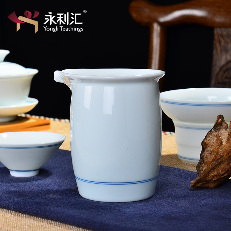 Jingdezhen ceramic fair keller public remit small tea and a cup of tea ware porcelain points kung fu tea tea accessories
