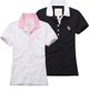 Quần short nữ mùa hè tay ngắn cotton mỏng GOLF quần áo nhanh khô quần áo áo hai lớp áo chống nắng thấm mồ hôi quần áo - Thể thao sau mẫu áo thể thao nữ đẹp Thể thao sau