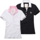 Quần short nữ mùa hè tay ngắn cotton mỏng GOLF quần áo nhanh khô quần áo áo hai lớp áo chống nắng thấm mồ hôi quần áo - Thể thao sau quần thể thao adidas Thể thao sau