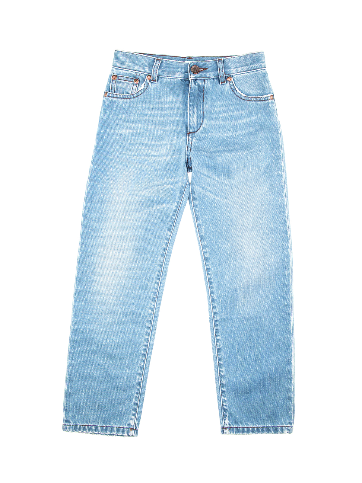 Dolce&Gabbana 天蓝色全棉大童牛仔裤