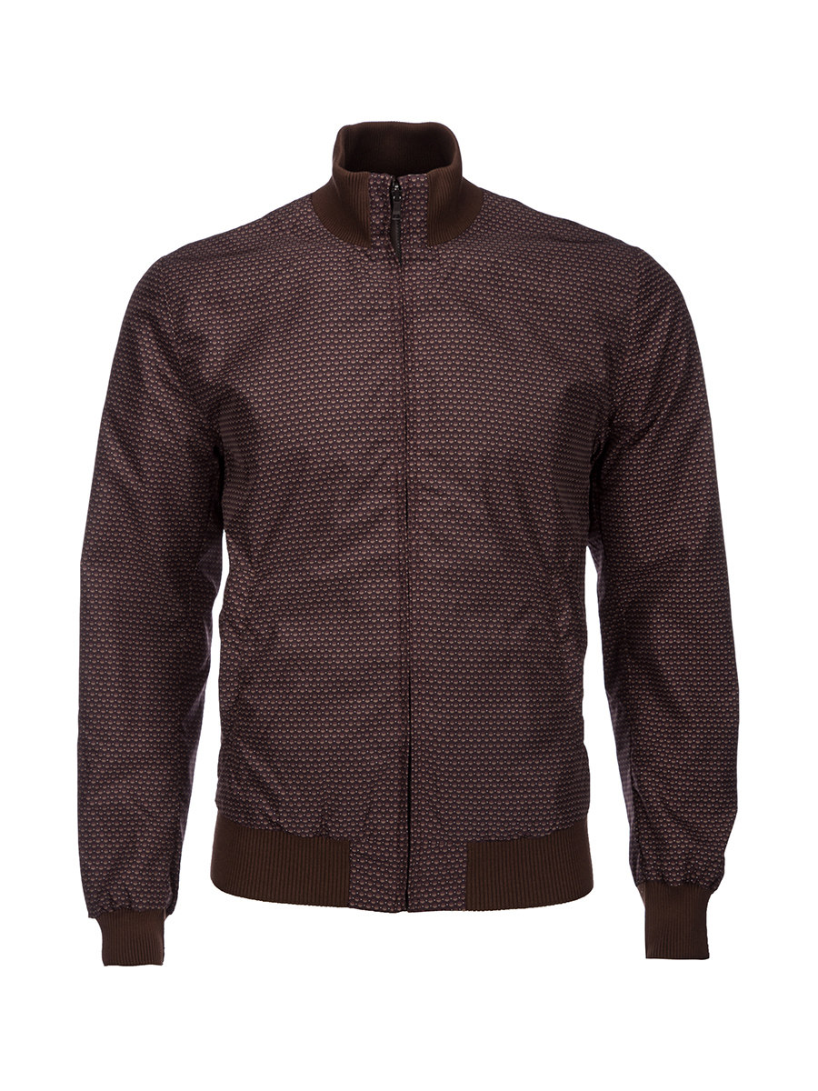 Dolce&Gabbana 暗红色全棉波点印花两面穿上衣