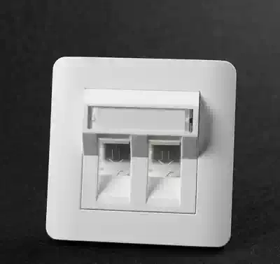 Supply 86-type network panel information panel double-Port ampu style diagonal panel can be OEM OEM