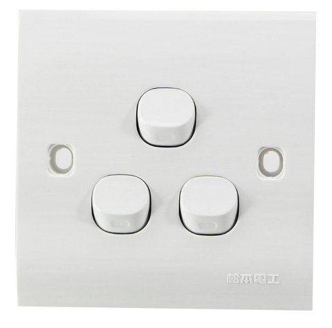 Matsumoto SOBEN three-position single-pole switch three-switch panel C33 1