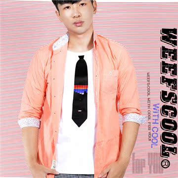 【WEEFSCOOL】MIT修身款潮流图T Arcade D 白