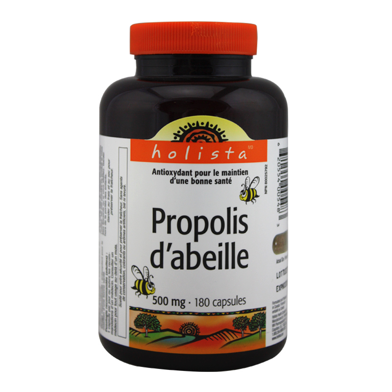 加拿大直邮 原装进口Holista Bee Propolis天然蜂胶软胶囊