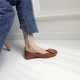 Thiết kế khóa tròn đơn giản và đa năng - Giày cắt thấp giày đông hải nữ Giày cắt thấp