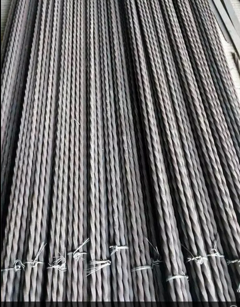 Twist Textured Steel Art Accessories Full Twist Staircase Pattern Thread Steel Art Material Twill Solid Twill Square Steel