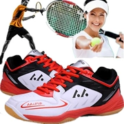 Chơi giày tennis nam và nữ tập luyện giày chơi giày cầu lông gân đáy chống trượt hấp thụ mang mã nhỏ 31 cỡ lớn 45 thước