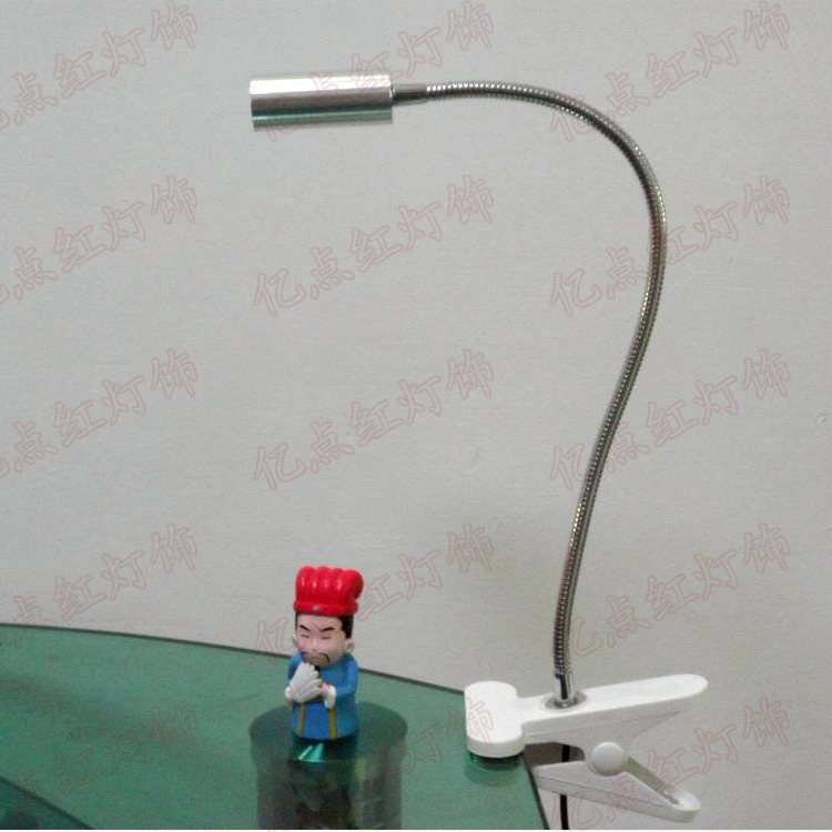 110V220V Universal LED clamp lamp headboard reading table lamp computer desk work learning to write eye guard desk lamp