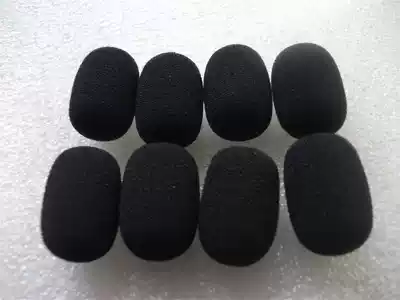 5mm caliber universal megaphone head wearing microphone microphone microphone microphone mask headset sponge cover 10 6 5 yuan