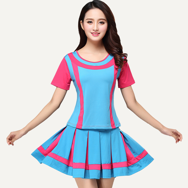 2020 Quảng trường Vũ Costume New Set mùa hè ngắn tay áo nhỏ của Apple Hiện Mang Big Size váy Khiêu vũ Trang phục nữ