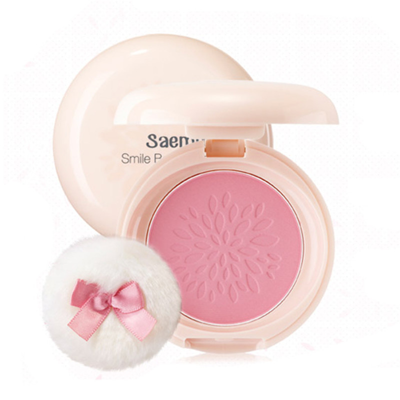 The Saem/得鲜微笑娃娃胭脂腮红自然色彩 提亮持久