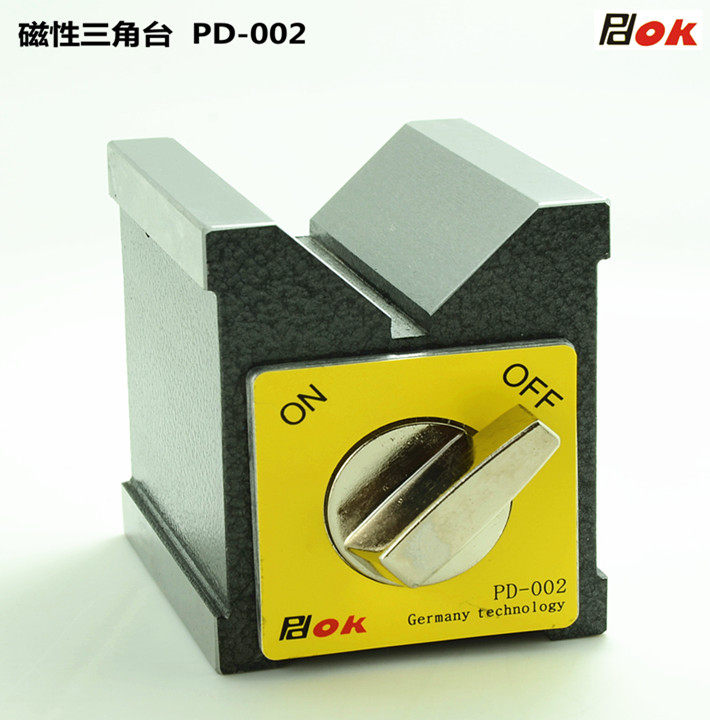 PDOK Brand Magnetic Triangle Bench PD-002 Magnetic V shaped block V shaped magnet fixed seat magnet wire cutting magnet