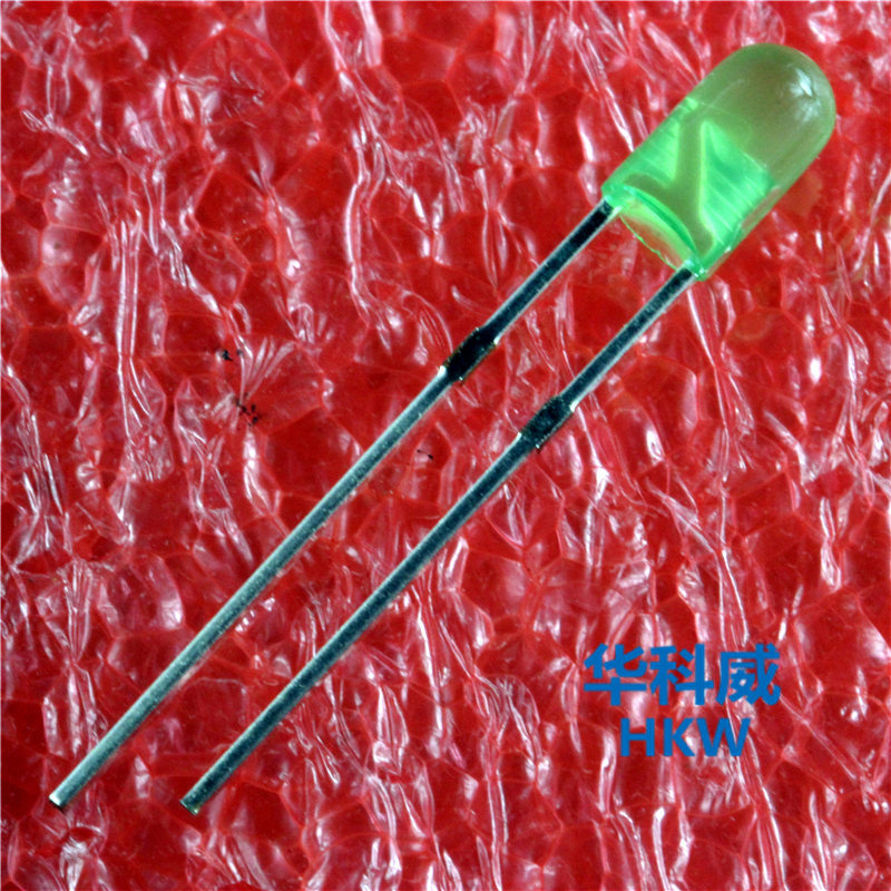 3MM green hair green green hair green LED light green LED