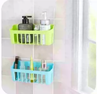 Double suction cup kitchen sink multi-purpose sponge drain rack Super adsorption rack special storage shelf