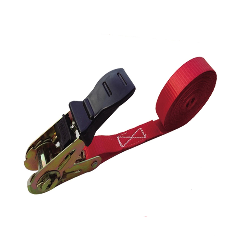 1 inch 25MM wide hookless ratchet fastener cargo bundler rope tightener car bundle with luggage straps