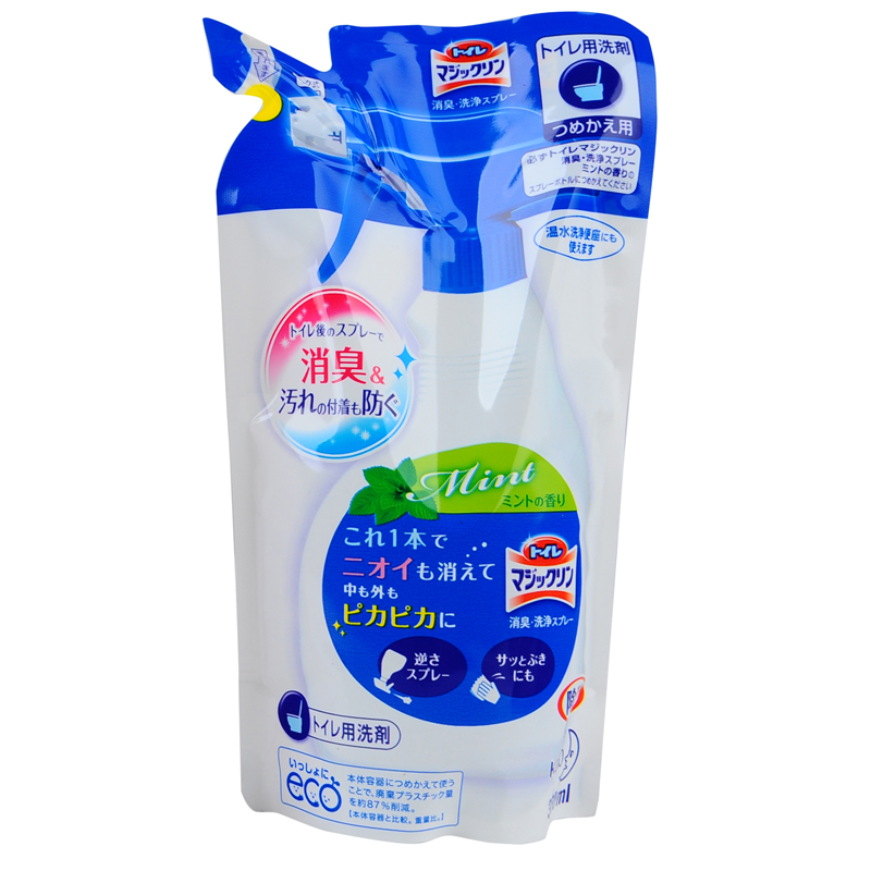 日本原装花王精油马桶清洁*洁厕剂喷雾*浴室清洁剂350ml*消臭除菌