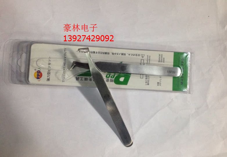 PPD crystal tweezers 15FW silicon wafer clamp with tweezer core high hardness HRC 65 crystal special tweezers