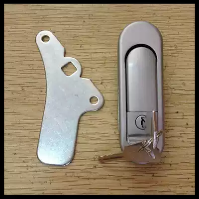 Electric box door lock distribution box cabinet door lock flat lock communication power distribution cabinet lock AB303 bounce lock with key