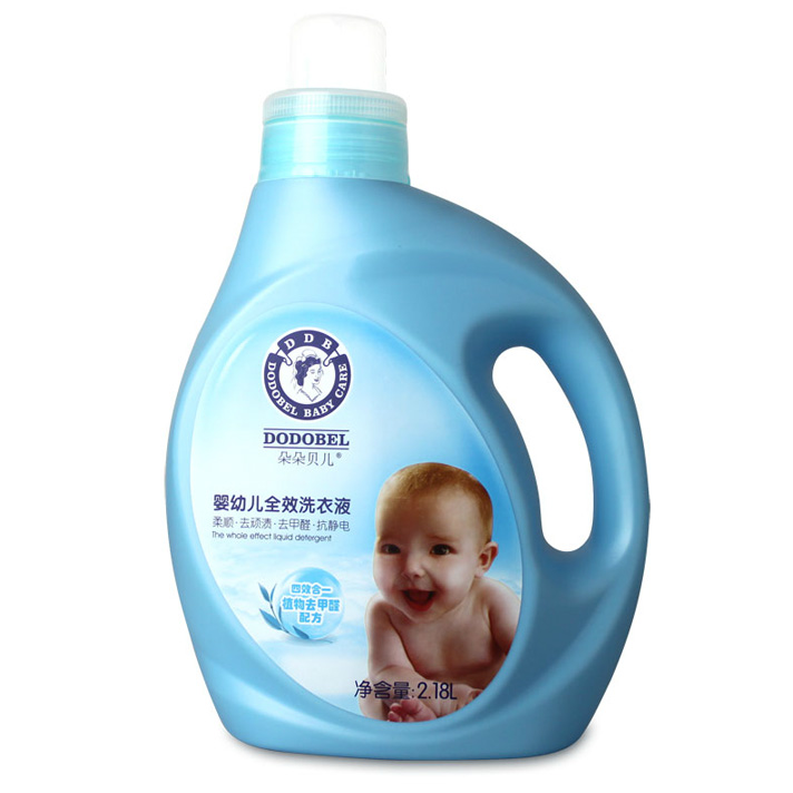 朵朵贝儿婴儿多效洗衣液正品宝宝儿童专用洗衣大瓶装  2.18L