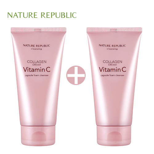 Nature Republic/自然共和国胶原梦幻维生素C洁面乳洗面奶（2瓶装