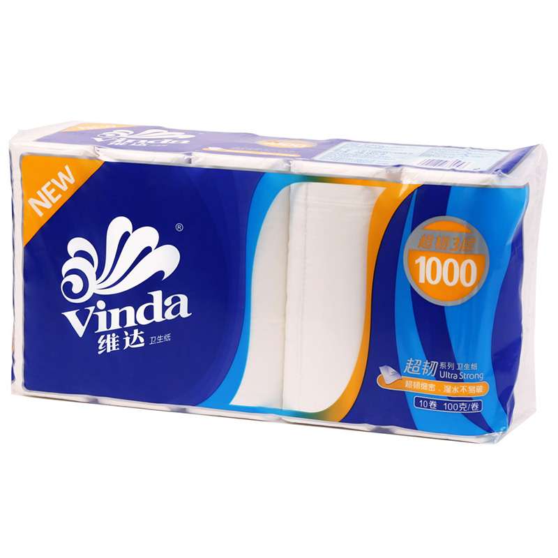 【苏宁易购】维达 无芯卷纸 超韧3层100g卷纸*10卷