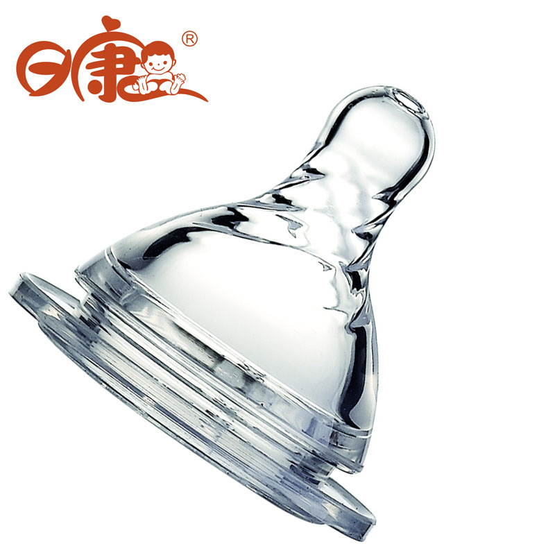 日康 婴儿用品 奶瓶 奶嘴 RK3362/3/4/5 晶顺宽口十字孔/圆孔奶嘴