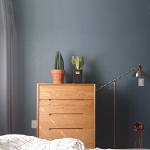 Modern minimalist solid wood cupboard red oak chest cabinet black walnut storage locker door door cabinet