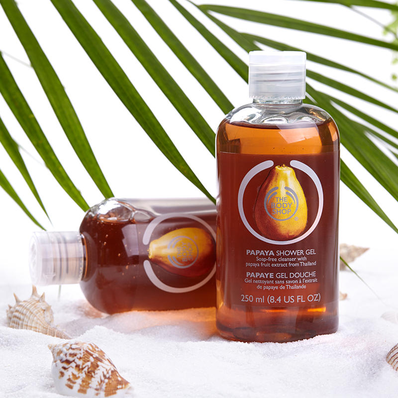 The Body Shop/美体小铺 木瓜身体沐浴露250ml 温和沐浴胶