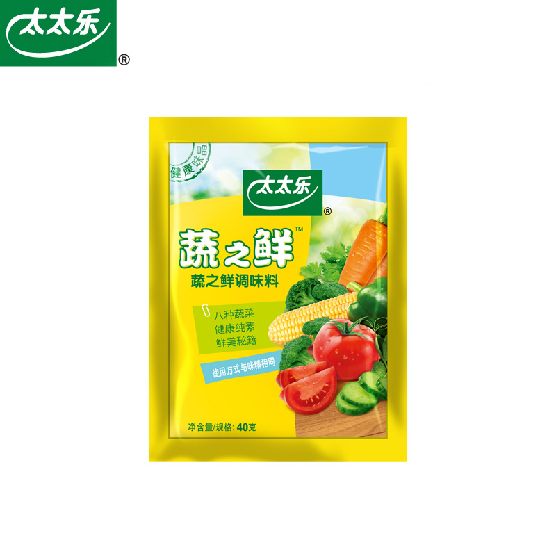【天猫超市】太太乐蔬之鲜40g/袋 炒蔬菜调味料品 代替鸡精