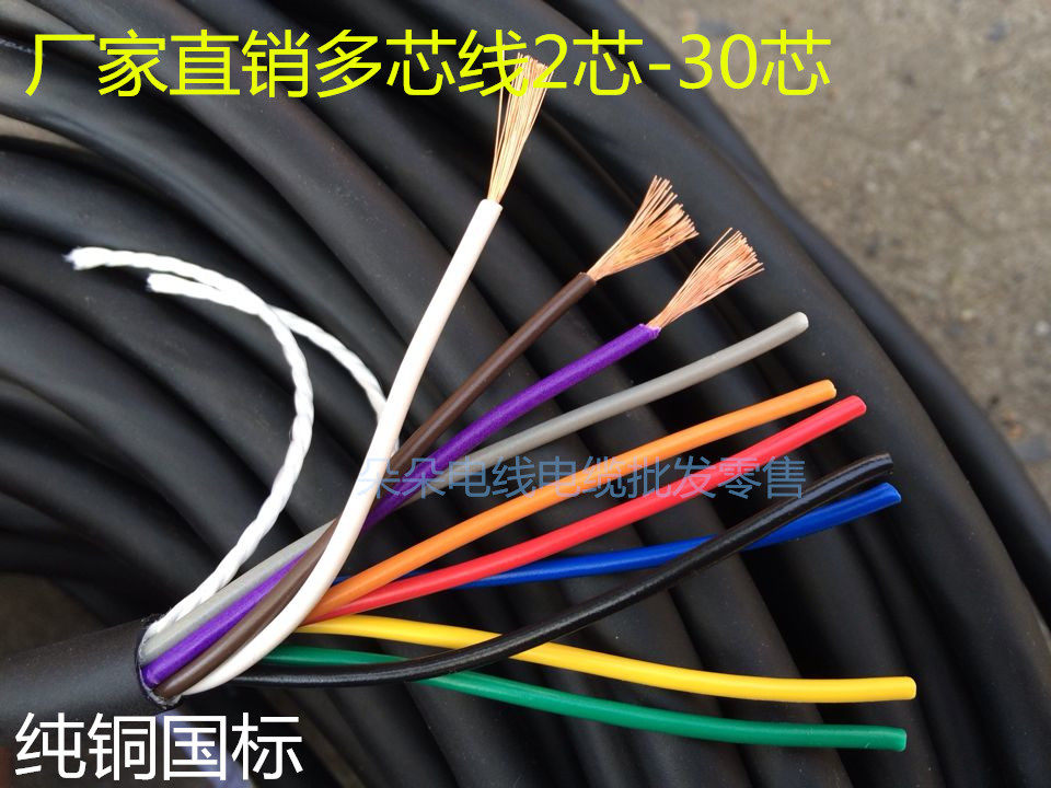 ZR-RVV High Flex Oil Resistant Wire 2 3 4 5 Core 75 0 3 0 5 0 1 1 5 2 5 4 6 squared