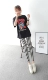 2019 mùa thu mới quần legging sọc đen trắng có thể mặc bên ngoài quần skinny nữ mỏng chân mùa xuân và mùa thu thủy triều Hàn Quốc - Khởi động cắt quần đũi nữ đẹp Khởi động cắt