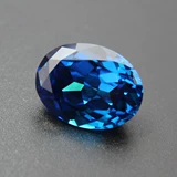 Шри-ланкийский сапфир, драгоценный камень цвета россыпи, может быть украшен овальной розовой гранью лазурного василька в каратах для мужчин и женщин.
